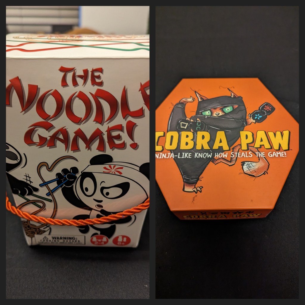 The Noodle game & Cobra&nbsp;Paw